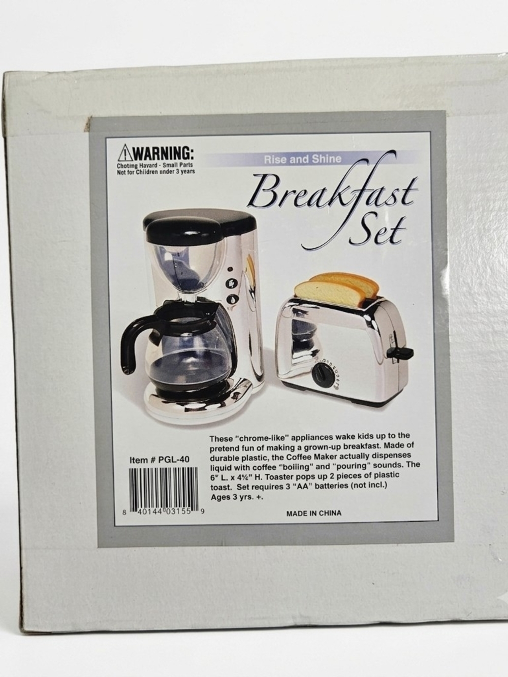 Vintage PlayGo Rise and Shine Breakfast Toy Set